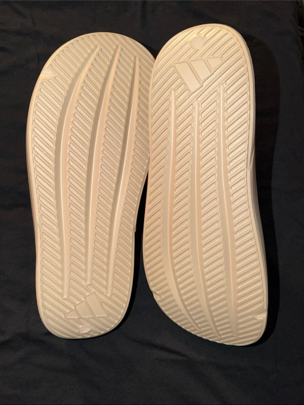 adidas Slide Sandals in Beige